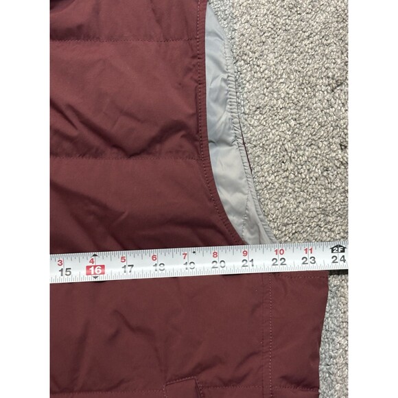 Brunello Cucinelli Wool Silk Cashmere Down Hooded Vest Size XL Maroon *READ* - Picture 4 of 16